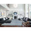 Tapis surdimensionné en jacquard gris tissé à la main de 11 pi 10 po x 15 pi avec motif de feuille de faucille et soie à base de plantes oriental
