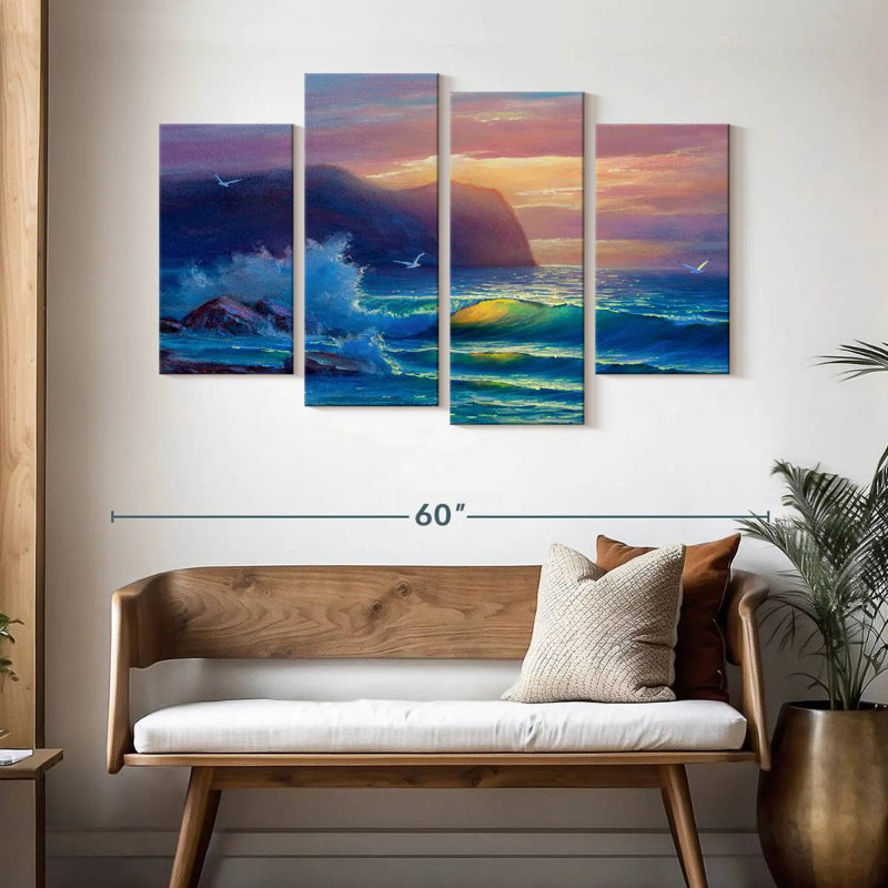 Gillard Twilight Waves, H 32 po x l 52 po