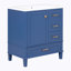 Meuble-lavabo simple 30 po avec plateau Pantilimon-813036447