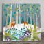 P.STONE Traditional Plants & Flowers Wall Decor on Ceramic