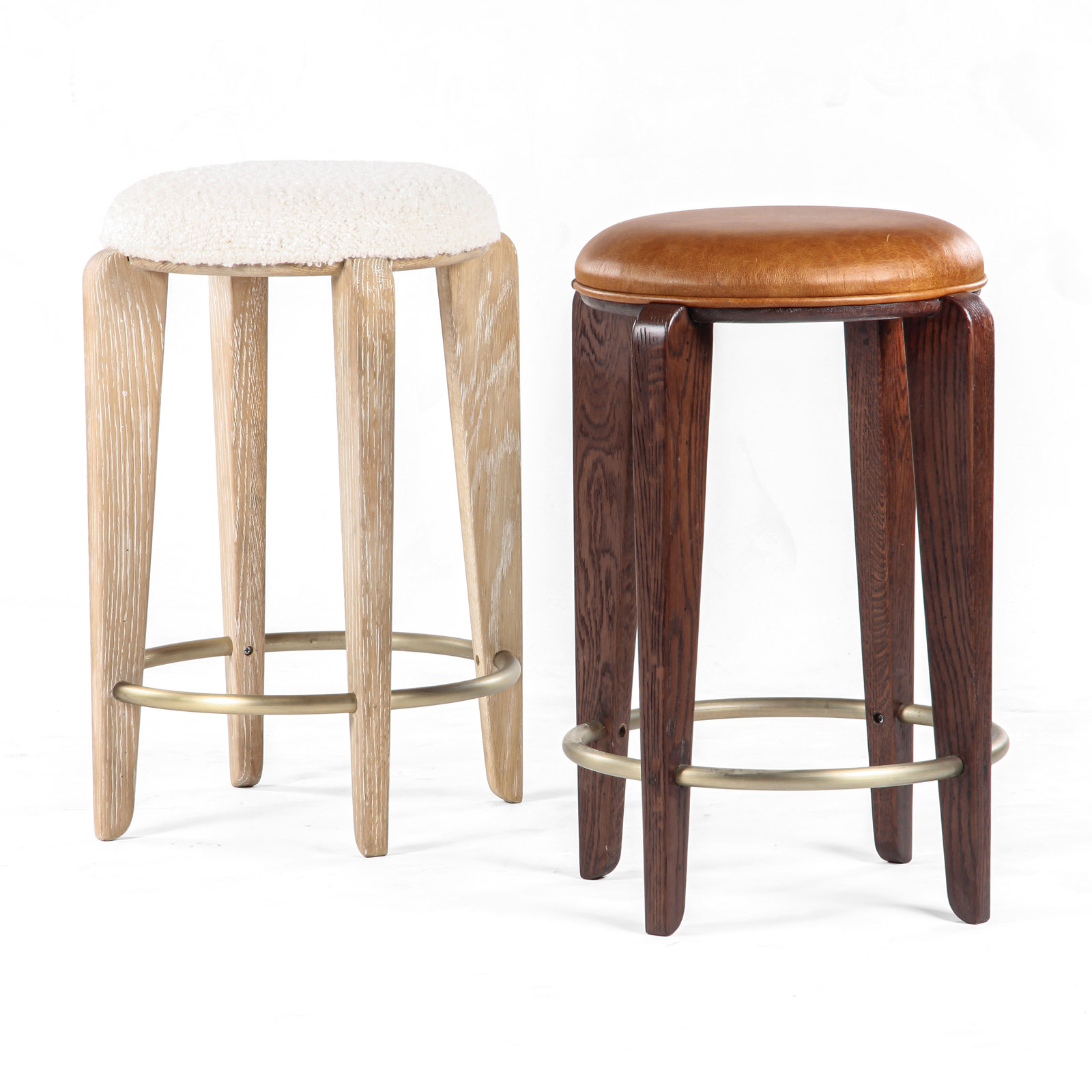Delano 24" Bar Stool, Mud Brown