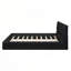 Grand lit plateforme tapissier, noir-649386559