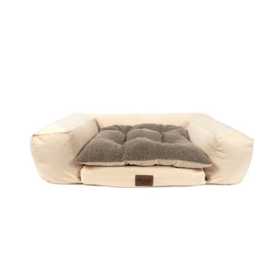 Rectangle Orthopedic Pet Couch with Removable Cover