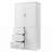 Tall and Wide Storage Cabinet with Doors for Bathroom-231836222