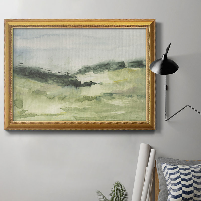 Hill Scramble II, toile encadrée de qualité supérieure - prête à être accrochée