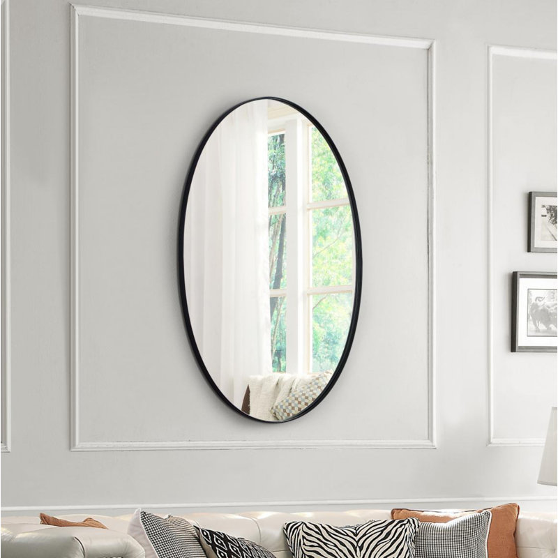 Metal Flat Wall Mirror