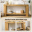 Console 63 "avec tablette de rangement Boho