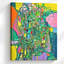 «Green Mosaic», art mural sur toile abstraite-1225897487-1225897491