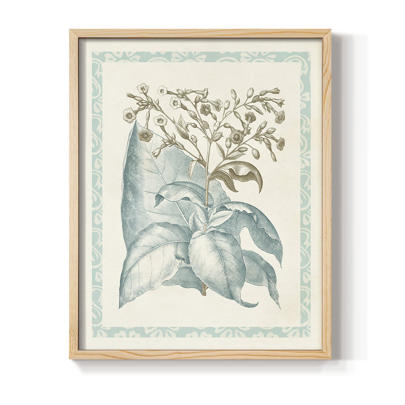 Willow Blue Besler I, reproduction encadrée - bois massif