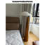Light Luxury Iron, Fabric and Wood Floor Lamp