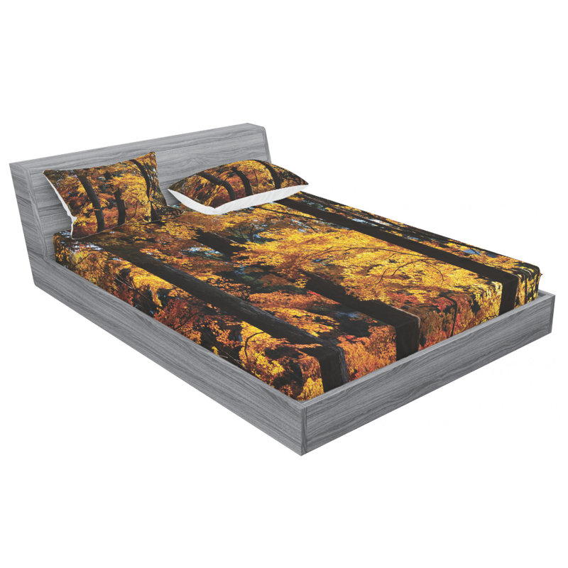 Microfiber Sheet Set, Queen Sheet Set with Fitted Sheet