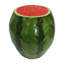 Tabouret de fruits Watermelon, tabouret en résine surdimensionné, table d'appoint