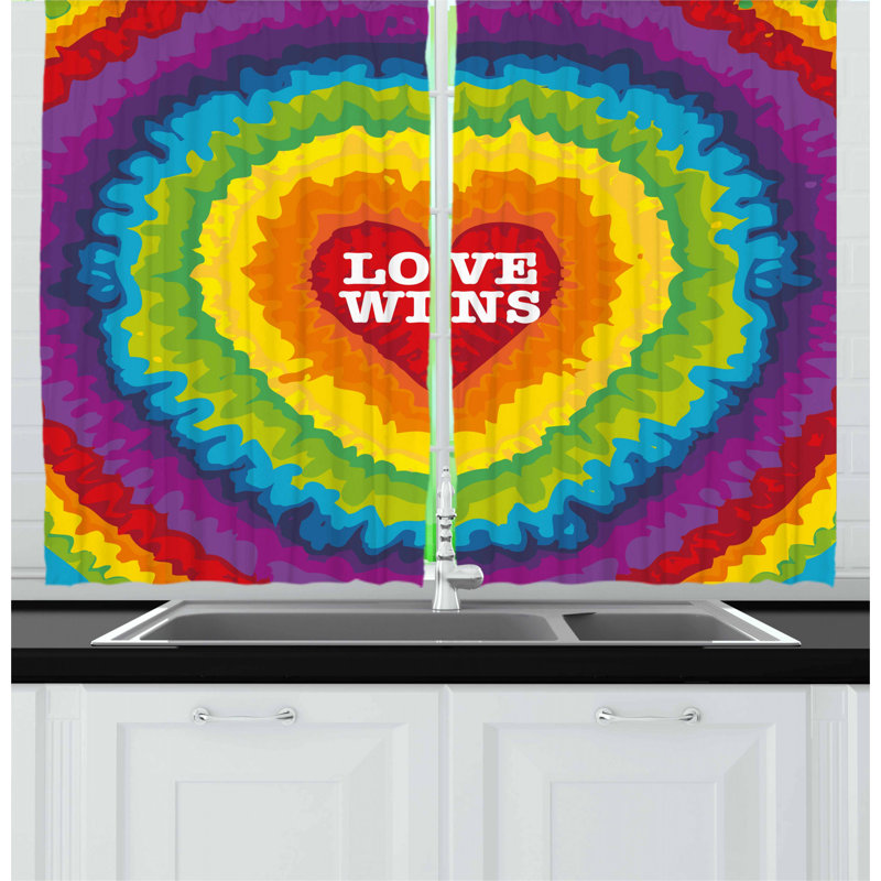 Pointed Kitchen Curtain