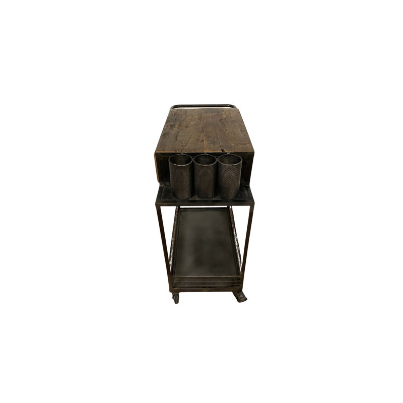 Arsdale Solid Wood Bar Cart