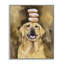 Happy Golden Retriever avec beignets, estampe numérique, conception de George Dyachenko-465945445-465945447