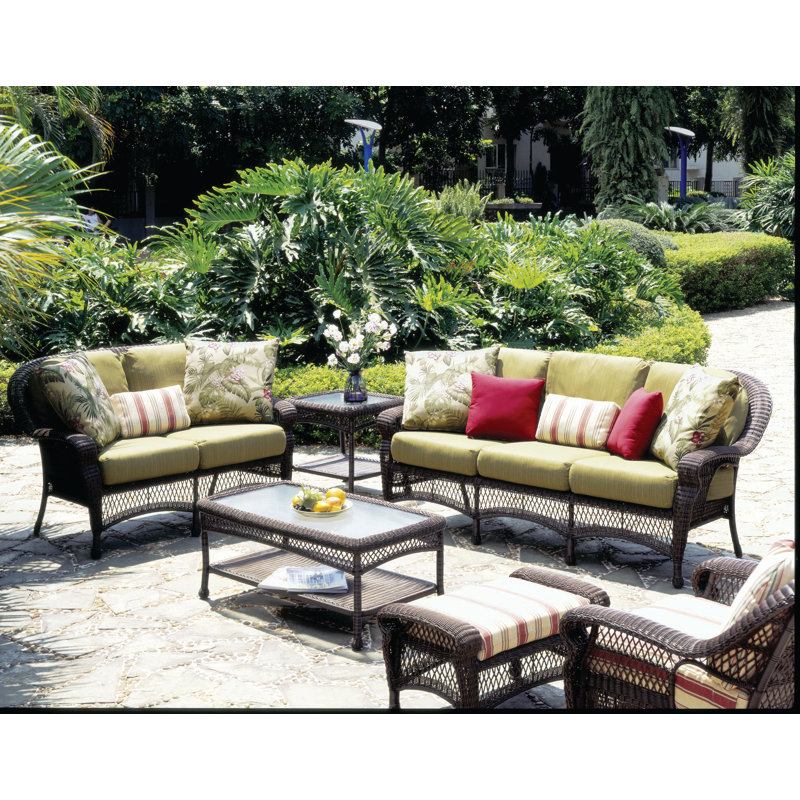 - Person Patio Conversation Set with Cushions