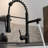 Single-Handle Pull-Down Sprayer 2 Spray High Arc Kitchen Faucet-107527054
