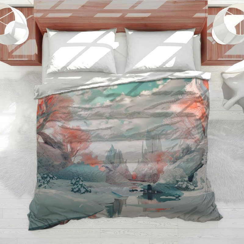 Literie en peluche à la mode, Édredon simple TG