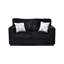 Causeuse Teddy G00183A-L NOIR