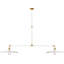 Piatto 63" Linear Pendant with Shade-716309868