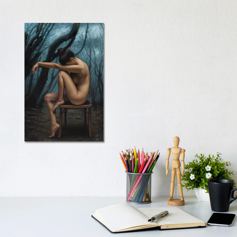 La forêt par Omar Ortiz - Estampe numérique sur toile tendue avec châssis, H 12 po x l 8 po x P 0,75 po