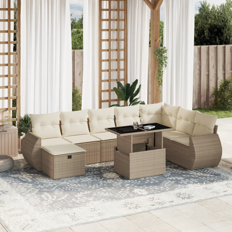 Ensemble de canapé de jardin Vidaxl