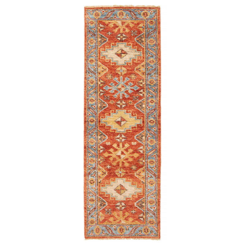Tapis unique en cuivre 2 pi 6 po x 7 pi 11 po Jules Serapi