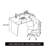 Modern high-end style desk and chair set