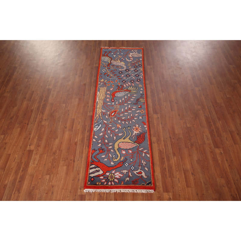 Tapis de couloir indien animaux 8 pi Ziegler