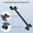 Stainless Steel Rainfall Shower Head With 100 Nozzles - Wall Mounted Handheld Leak Feature 6 Spray Modes-127368497