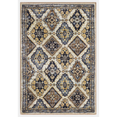 Lyanne Washable Non-Slip Taupe Area Rug