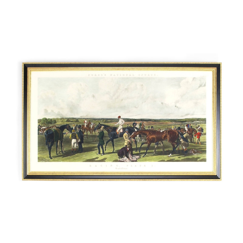 Fores Racing Saddling Print