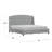 Aubreana Upholstered Classic Wing Platform Bed, Gray-2073431472