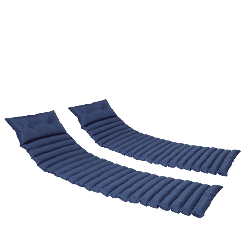 Outdoor 2.36'' Cushion, Navy Blue Solid Color