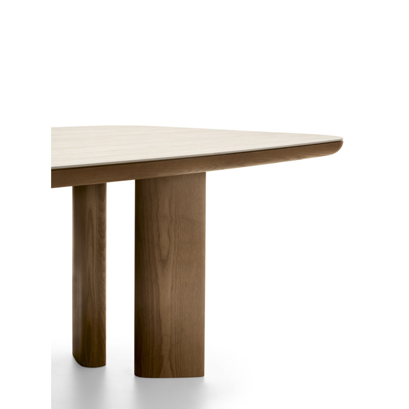 Sandy Fixed Tables, White Travertino