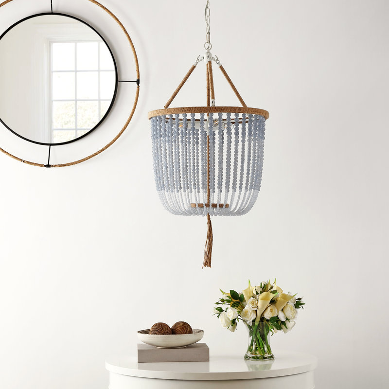 Lakesha 3 - Light Dimmable Empire Chandelier, Blue