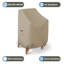 Housse pour chaise de patio extérieure imperméable et résistante Premium Premium-384629297