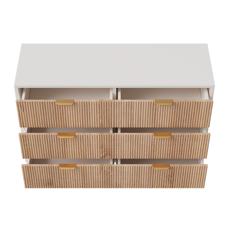 100 cm W Chest of 6 Drawers