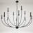 12-Light Dimmable 48“W  Oversize Modern Farmhouse Chandelier