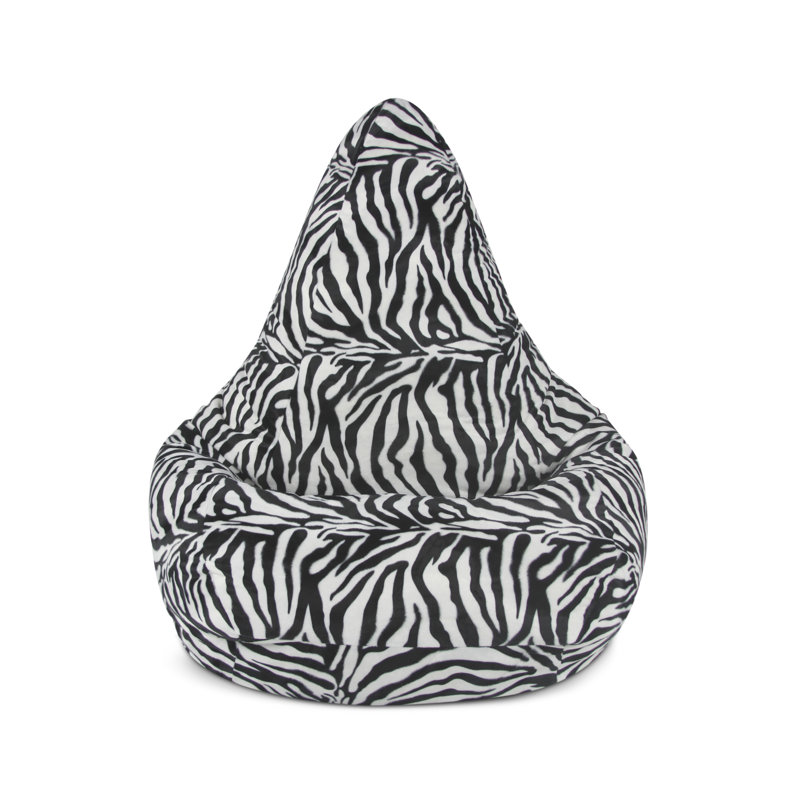 American Furniture Alliance Adult Bean Bag Chair, Black 