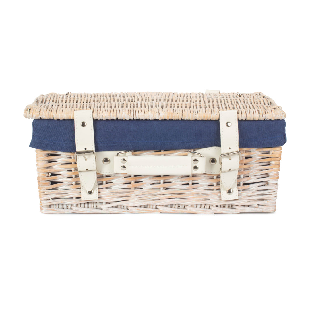 Wicker Hamper Basket with Lining