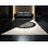 Tapis à poils longs doux et moelleux à motif géométrique noir Acheson