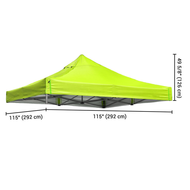 07CTP005-S710_wfv Yescom Polyethylene Plastic Replacement Canopy for Canopy, Green