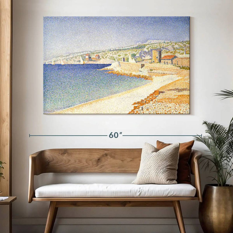Gillard The Jetty At Cassis Opus 198, H 34 po x l 51 po
