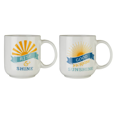 Aiace Bone China Coffee Mug