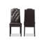 Chaise parsons capitonnée et capitonnée en blanc-1513998757