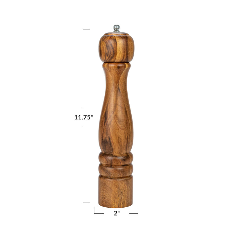 Acacia Wood Salt and Pepper Mill