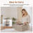 Fabric Storage Bins with Handles, Foldable Bins for Shelves, Closet, Dorm-368209419