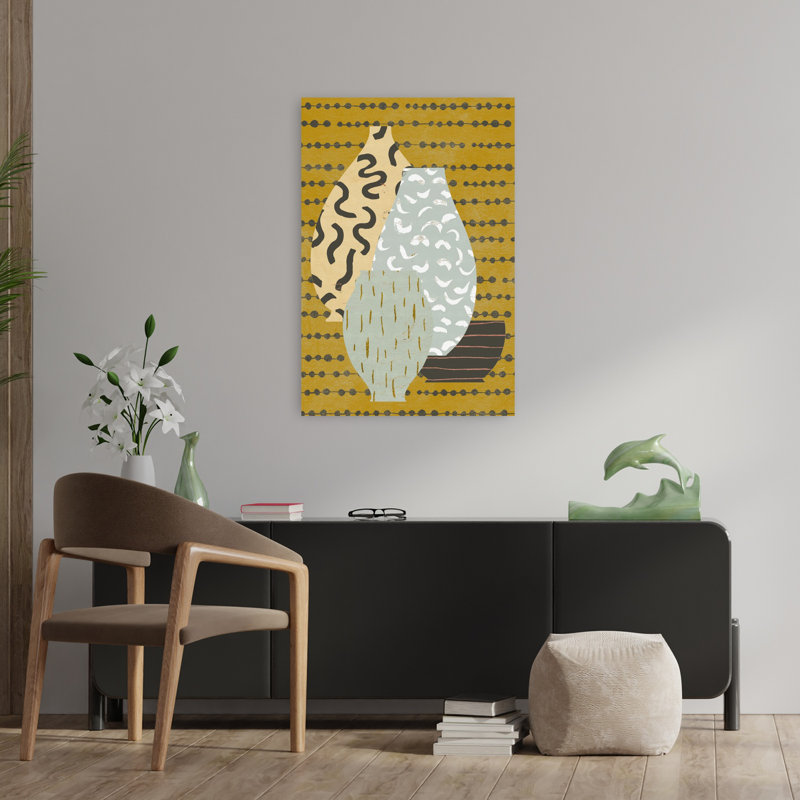 Art contemporain, art contemporain abstrait, H 36 po x l 24 po