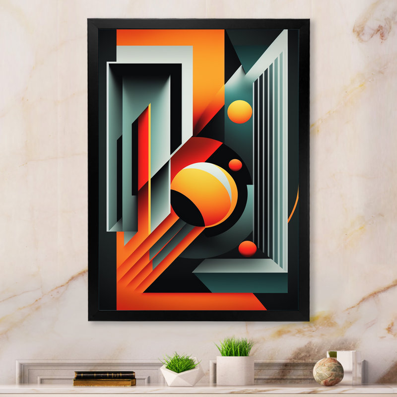 Comelia - Picture Frame Print on Canvas, Black, 12" W x 20" H